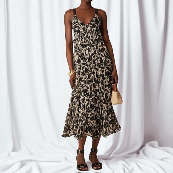 J. Crew Collection ruffle-trim dress in chiffon Size 2 - Picture 1 of 9